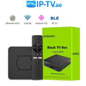 Black TV Box Android Streaming Device | 4K Smart Media Player in Dubai UAE