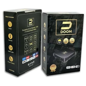 Generic DOOM Android TV Box, Android Box 12, 20GB RAM 512GB ROM