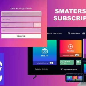 Smarters Pro IPTV Subscription for 1 Year