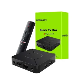 Android Black Tv Box Streaming Device