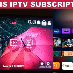 IMS IPTV Subscription Package for 1 Year