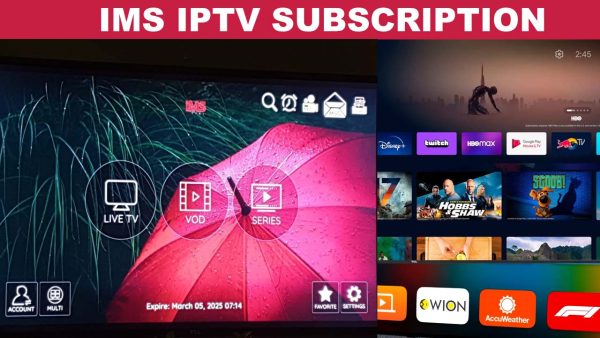 IMS IPTV Subscription Package for 1 Year