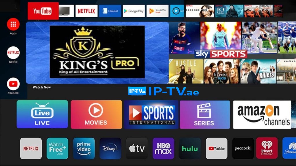 Buy King’s IPTV Subscription in Dubai – 12,000+ Live Channels for 1 Year Across The World