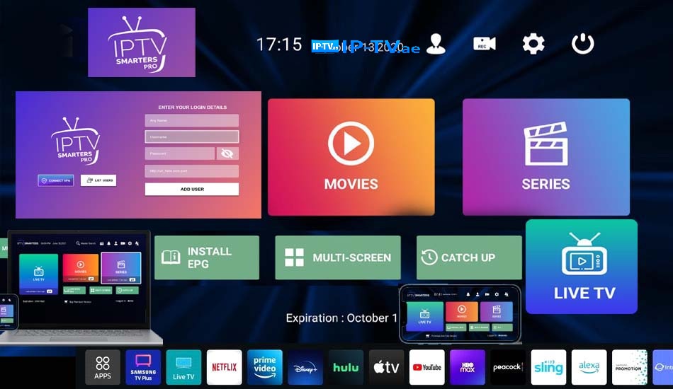 Buy IPTV Smarters Pro Subscription in Dubai UAE | Best IPTV App for Live TV, Sports & Movies